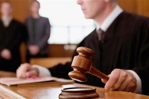 Basingstoke Magistrates - Judge with gavel