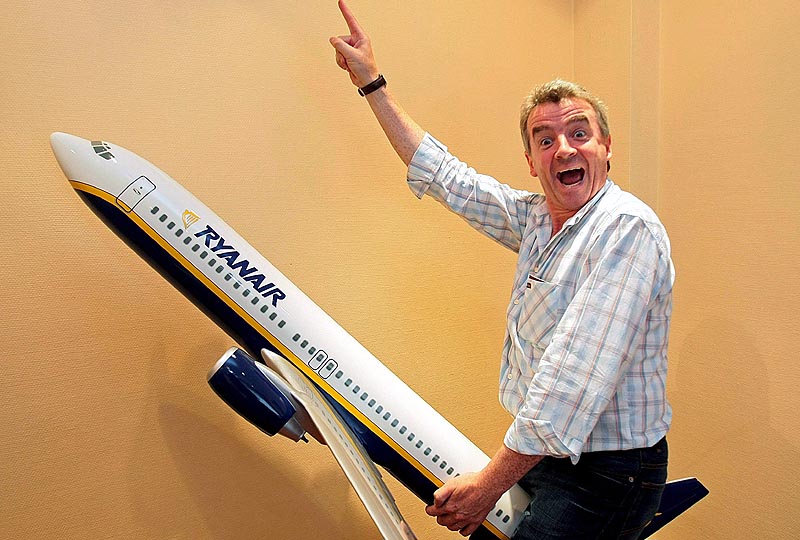 Michael O'Leary, CEO of low-cost airline Ryanair