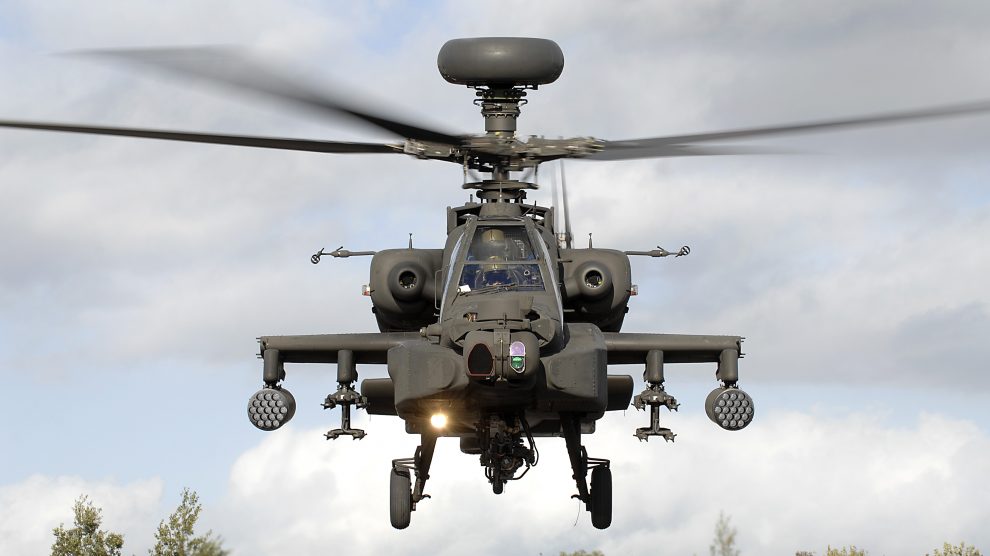 Army Air Corps: Apache attack helicopter