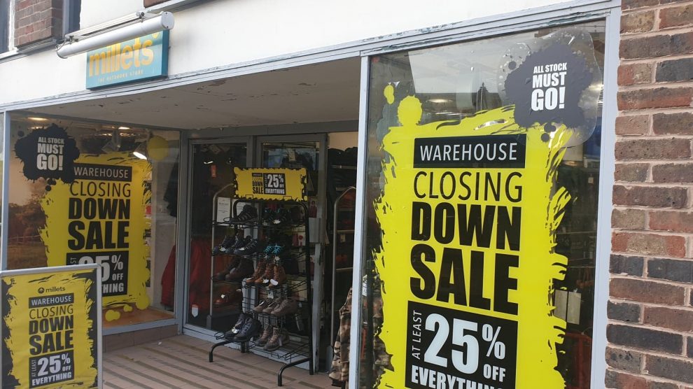 MILLETS: Not closing down | | Love Andover