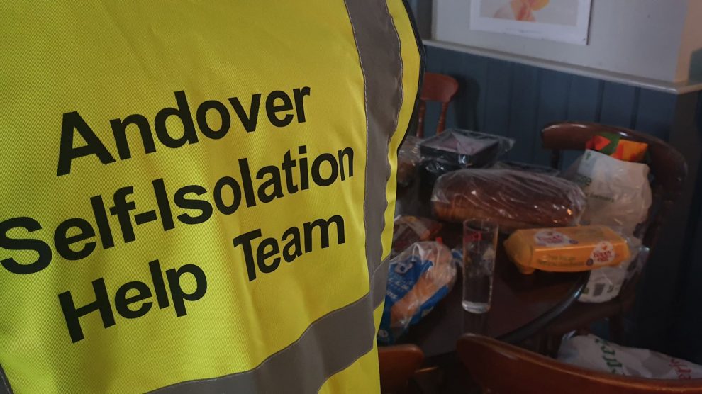 Andover Isolation Help Group hivis jacket