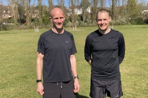 Carl Millward and Dave Pidgen Aster 48 miles charity challenge