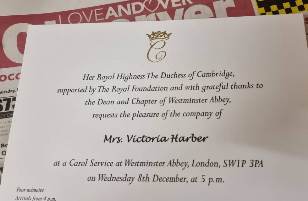 Duchess of Cambridge Kensington Palace Invite Andover Isolation Help Group