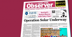 Love Andover Observer Front Page April 7th 2022