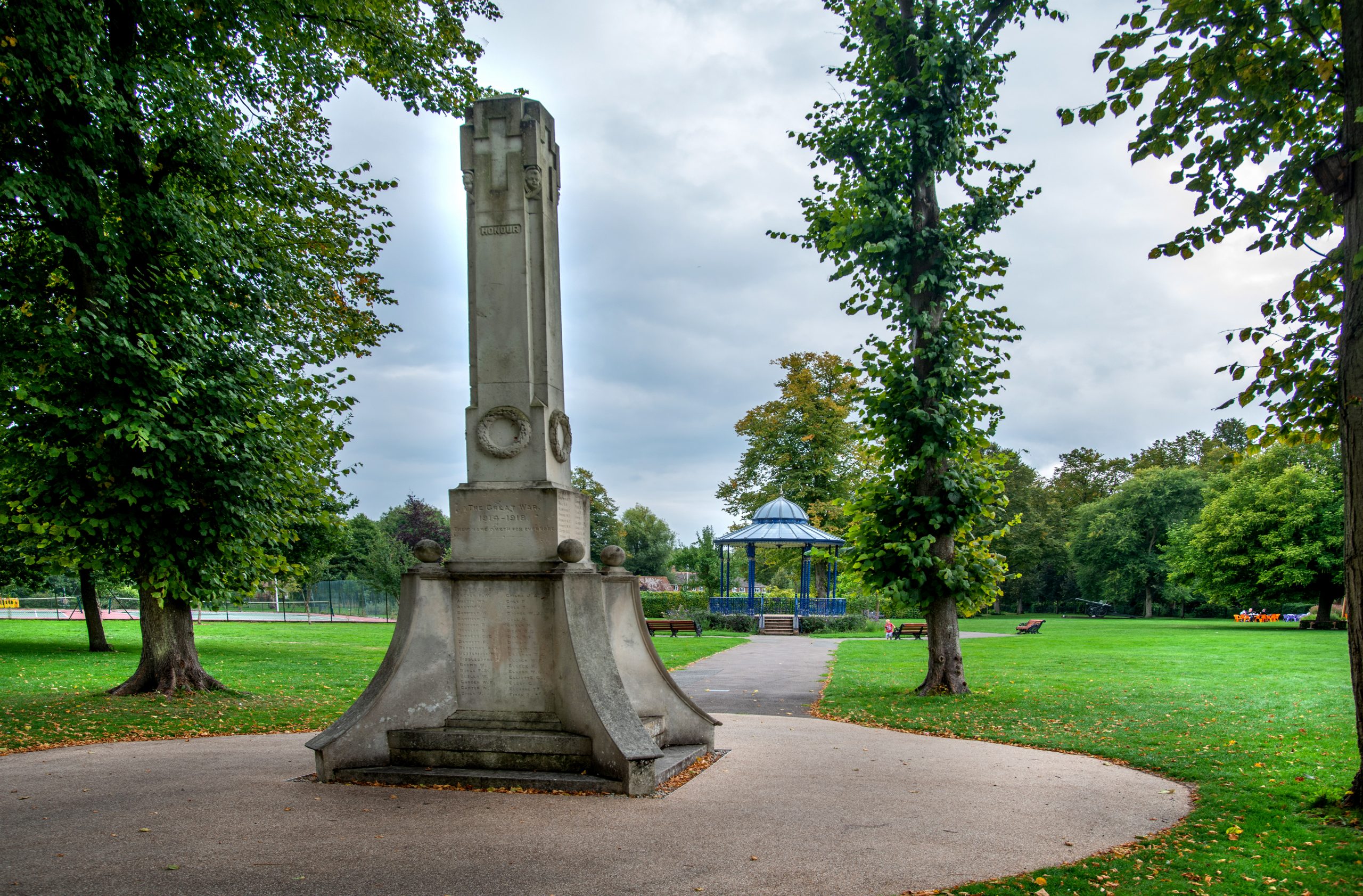 War Memorial Park in Romsey