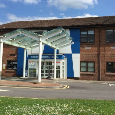 Andover Hospital Building Entrance