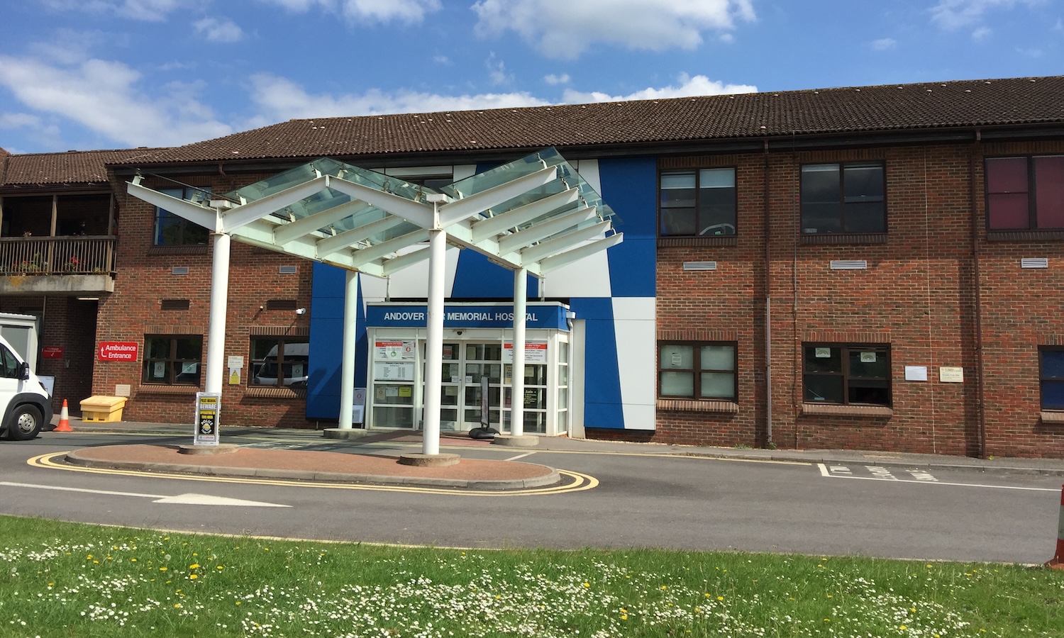 Andover Hospital Building Entrance