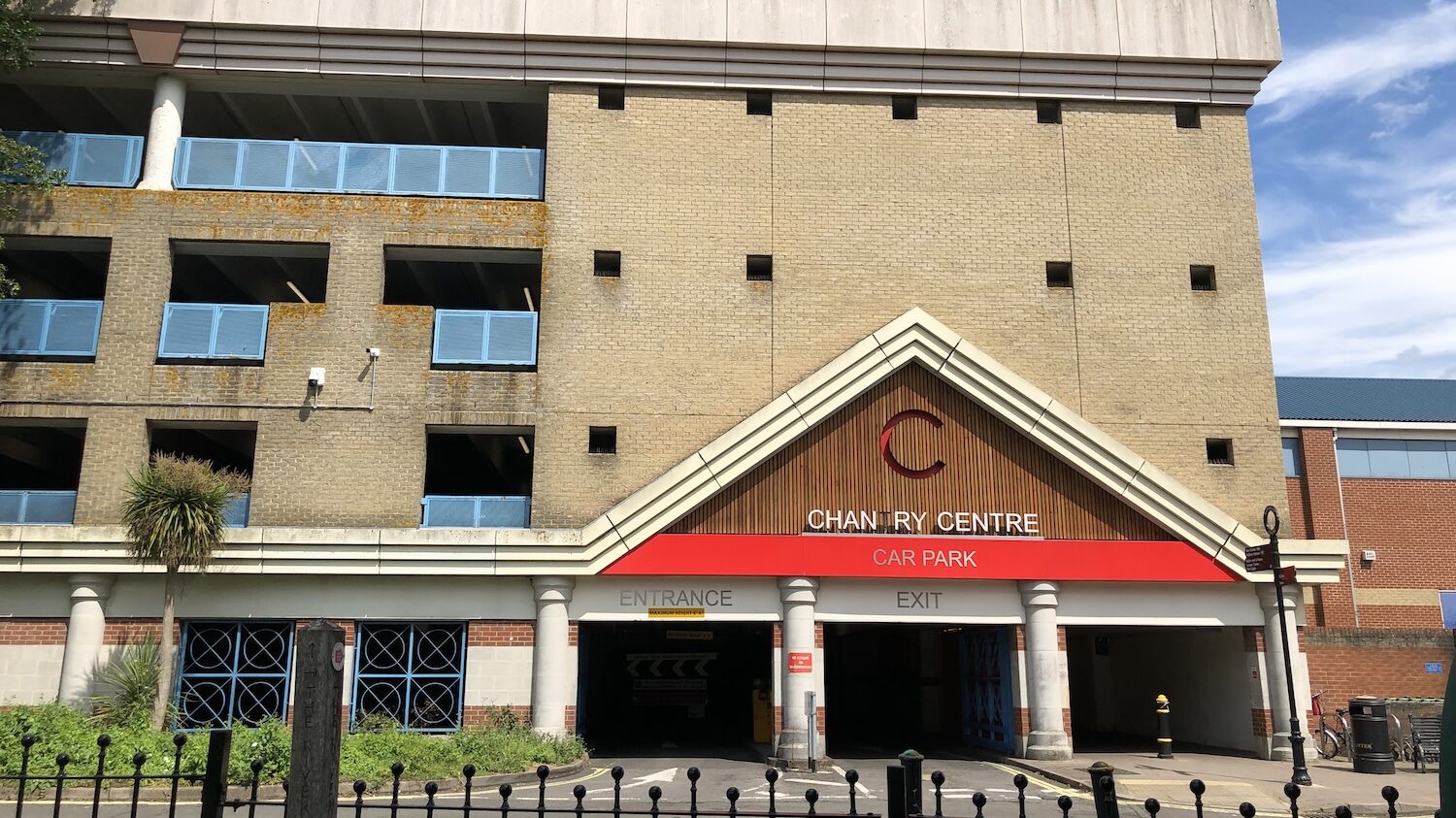 Chantry Centre Car Park - Front with Fence