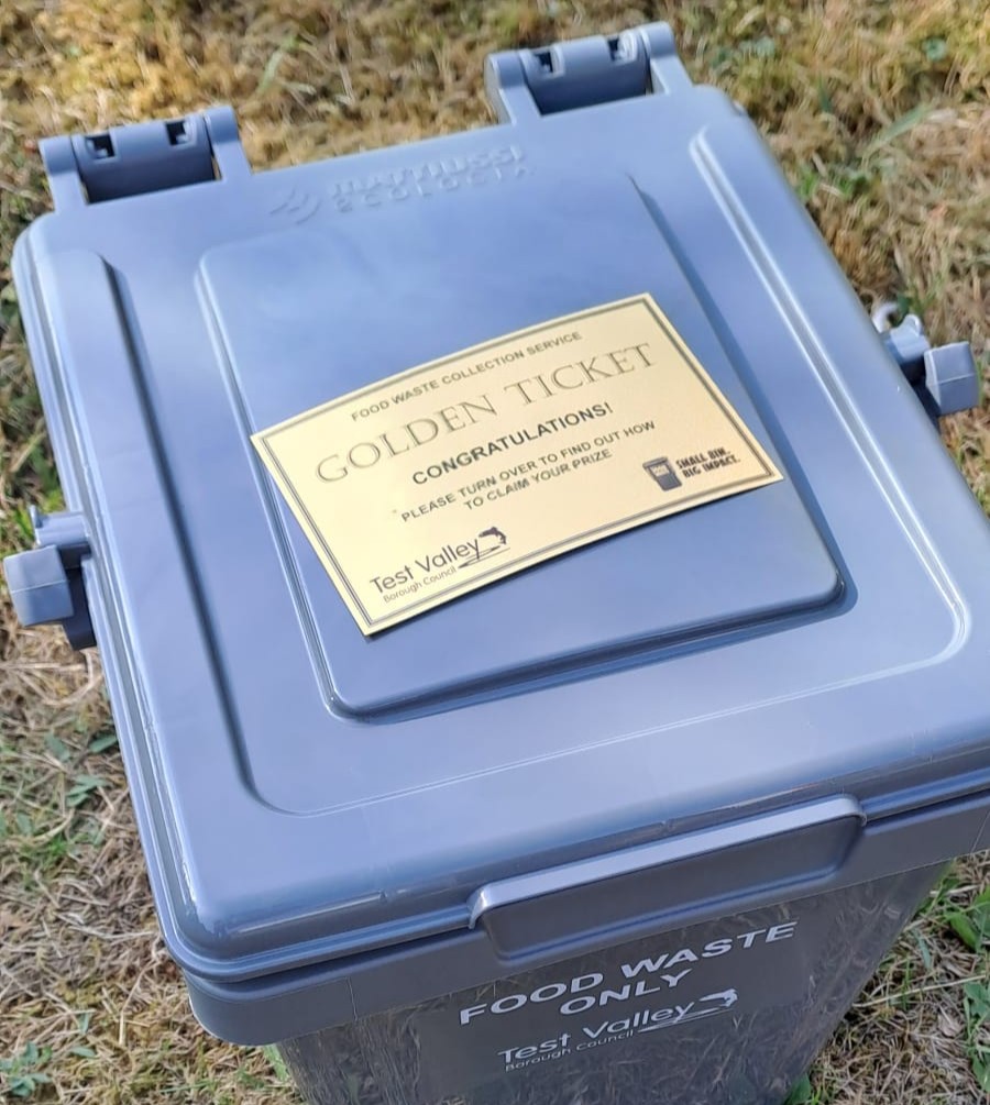 Food waste golden tickets