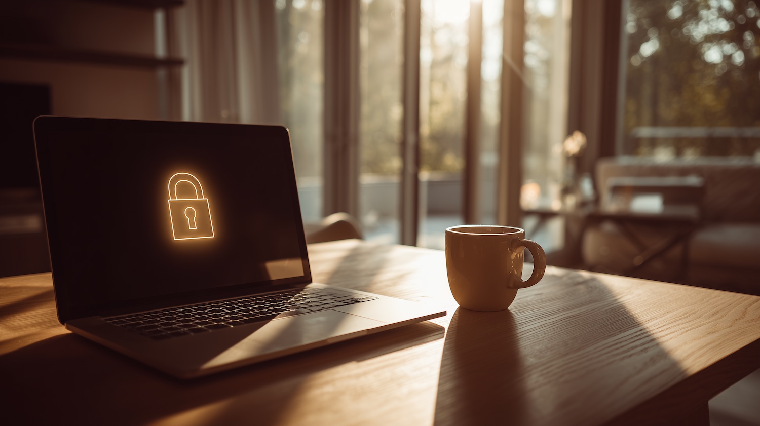 Laptop with Locked Screen