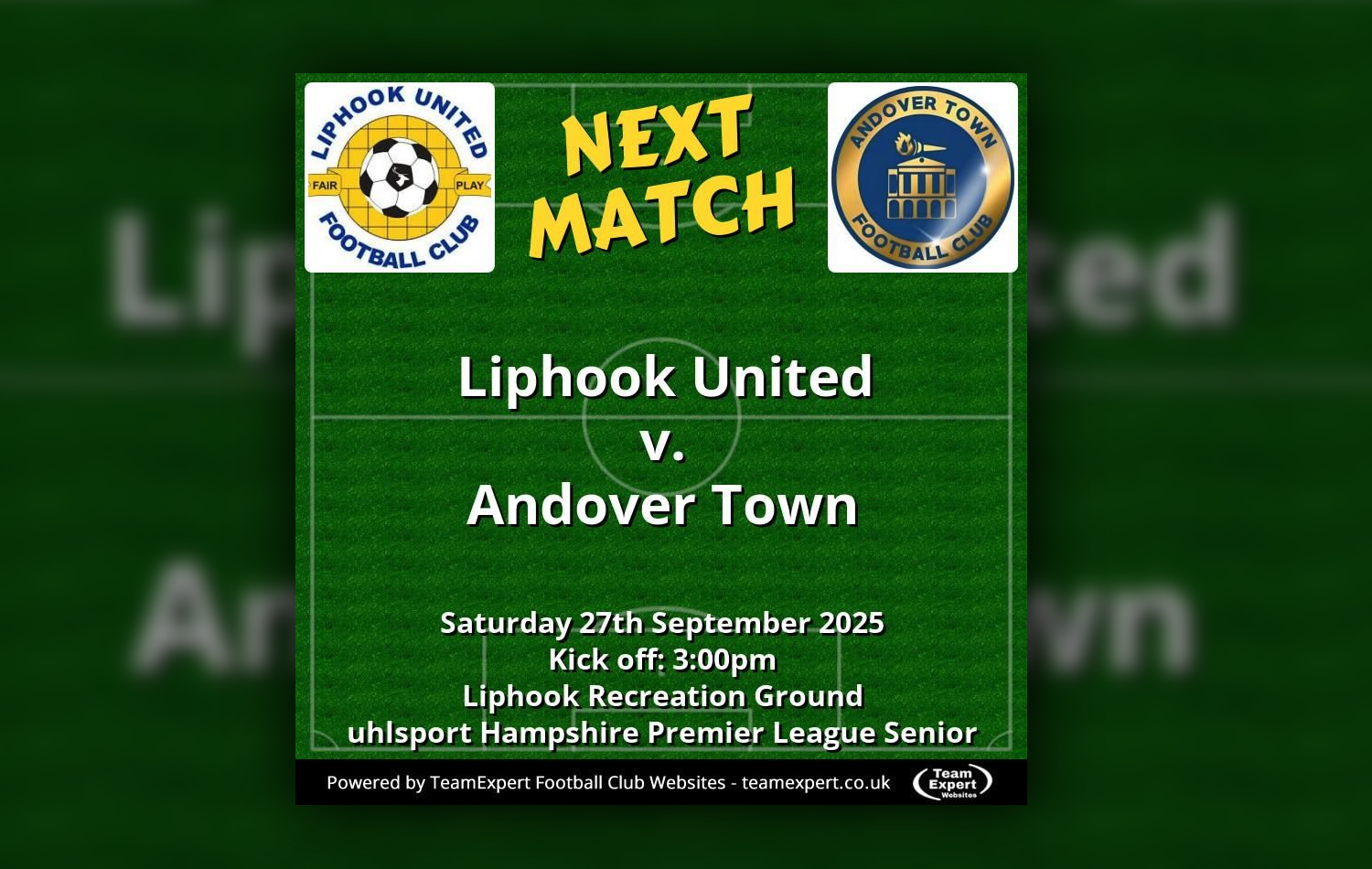 Andover Town FV vs Liphook