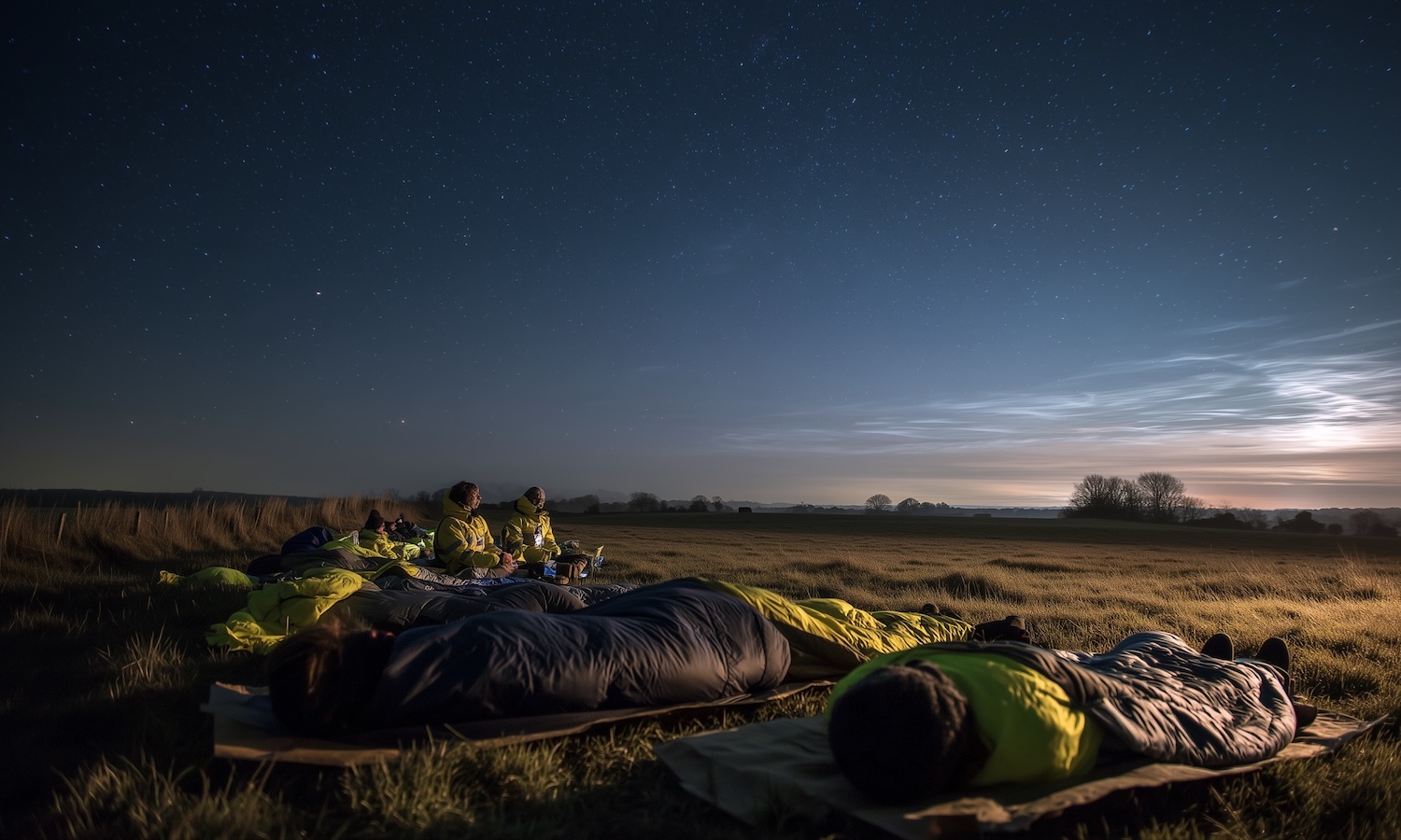 Charity Sleep Out in Field