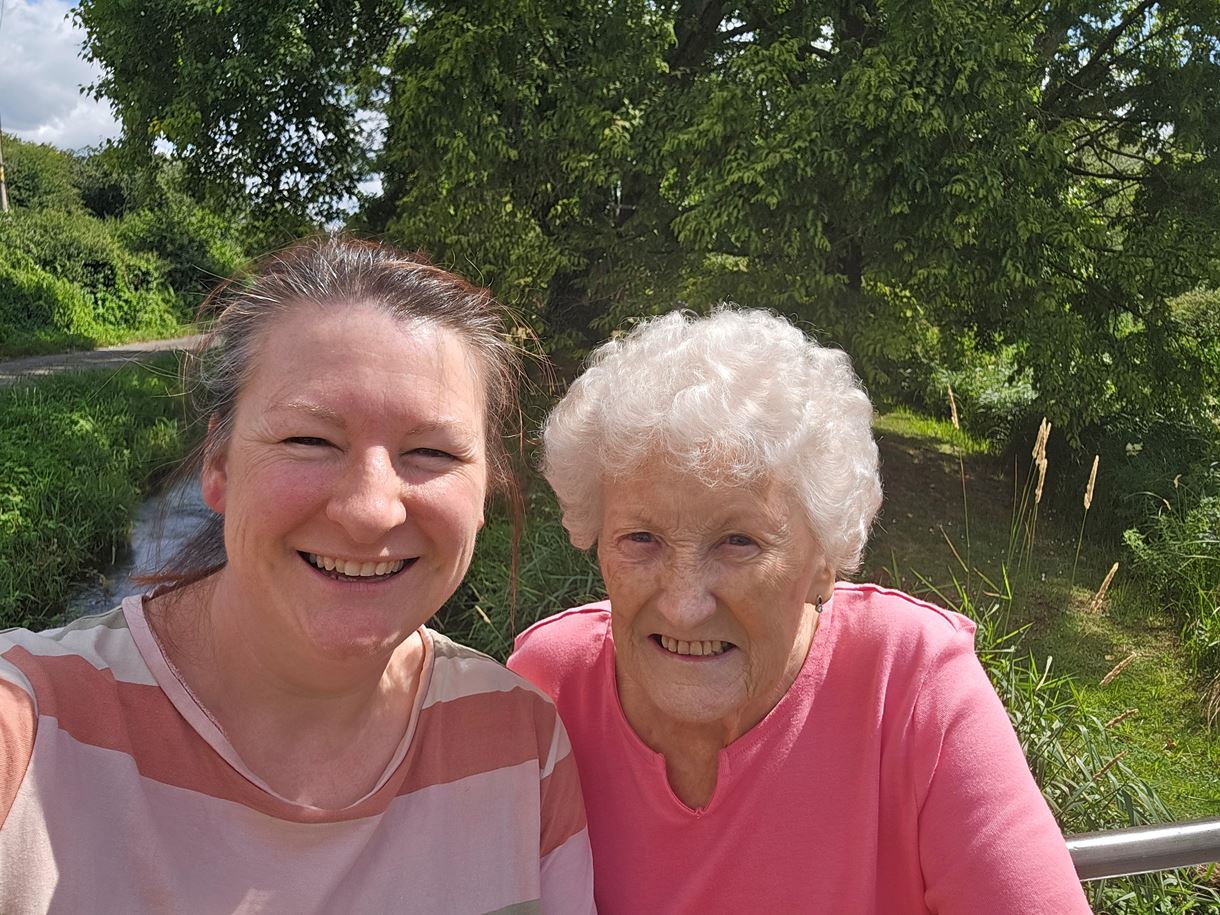 Ditsy's Home Help with client Audrey Gray