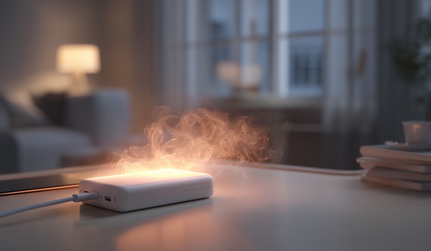 Battery Charger on Table