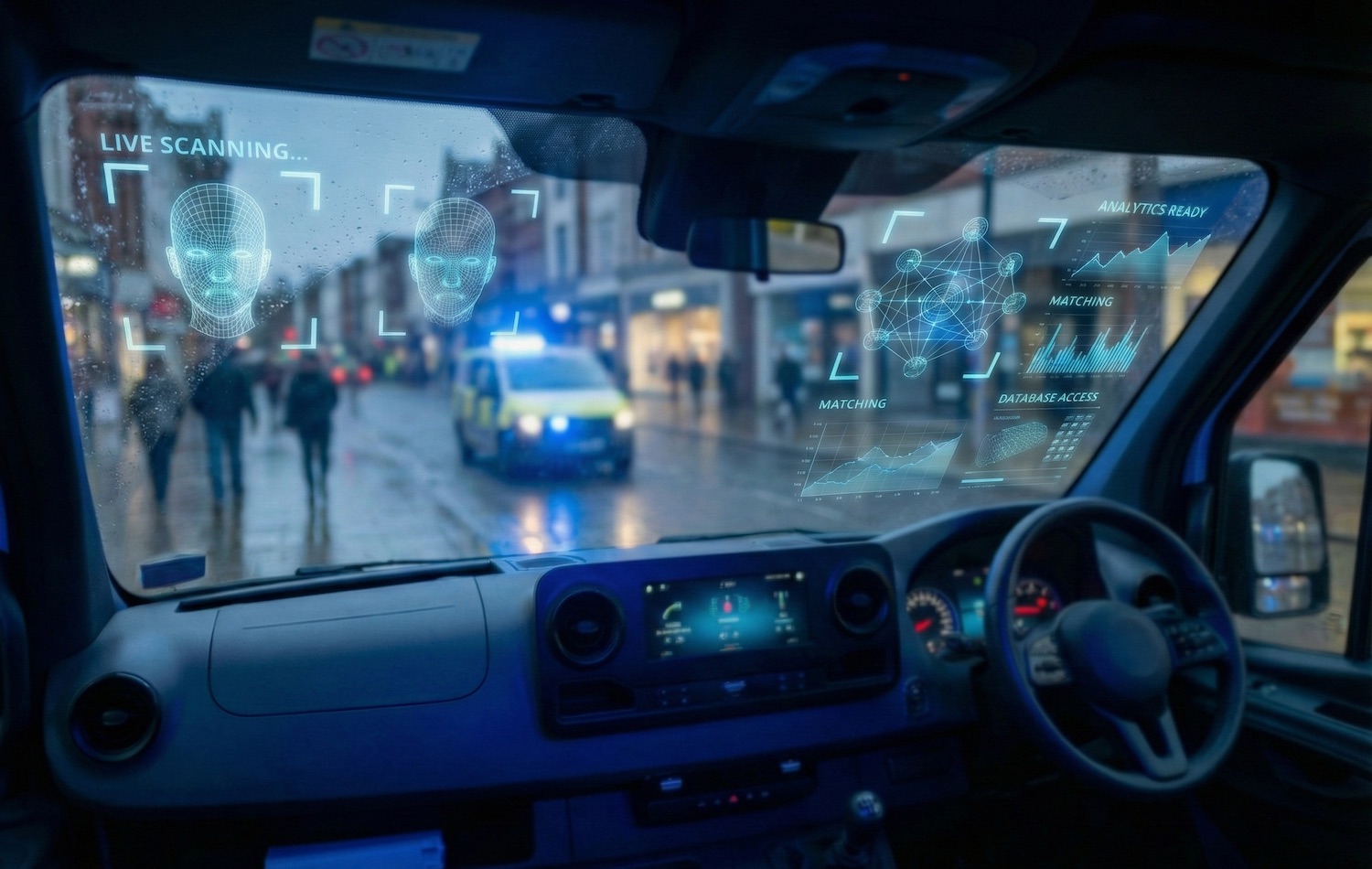 Facial Recognition Inside Van