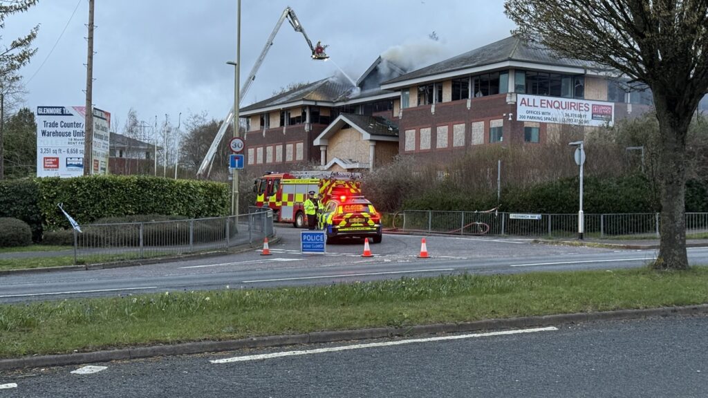 Fire at Former Niceday Office in Andover
