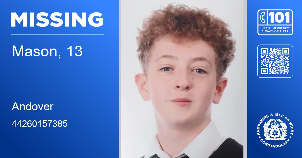 Urgent Appeal to Find Missing 13-Year-Old Boy in Andover – Love Andover ...