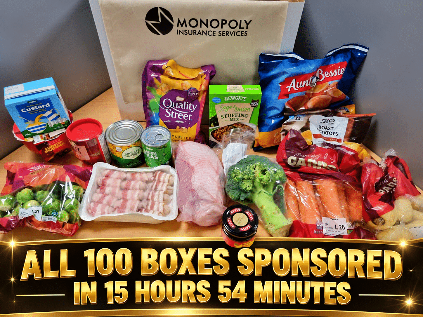 Andover Businesses Rally to Sponsor 100 Christmas Meal Boxes in Record Time